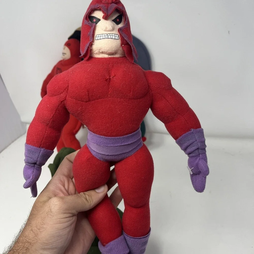 Vintage Marvel Comics Plush Lot 4 Green Goblin Hawk Girl Daredevil Magneto Doll